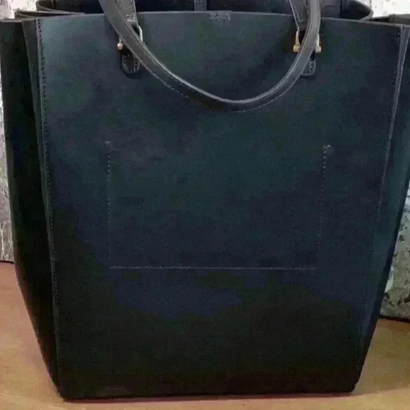 Alxiliary Black Leather Tote Bag - Picture 10 of 16